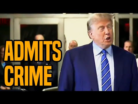 Confused Trump admits to crime at criminal trial