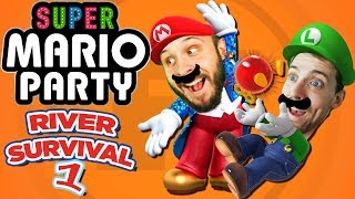 Super Mario Party River Survival Part 1 - Funhaus Gameplay
