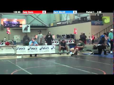 Greco 130 KG Cody Davis vs. Zach Merrill