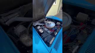 1969 Chevrolet Corvette Convertible Engine Running