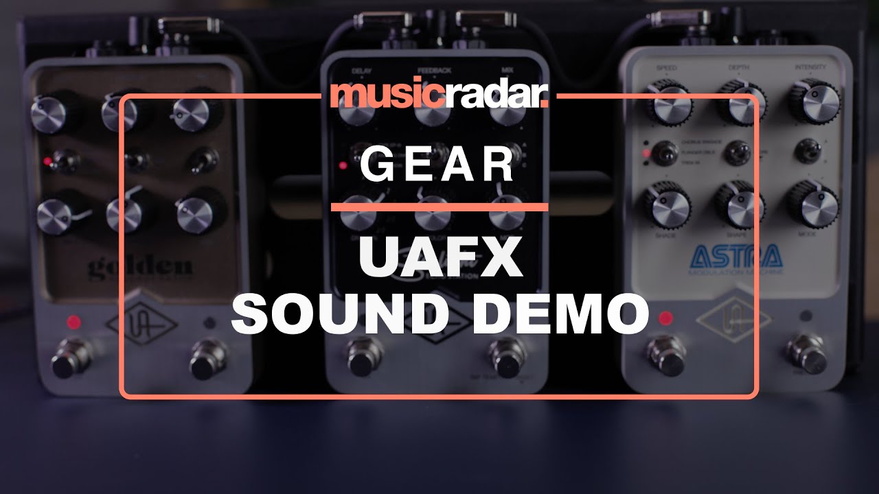 Universal Audio UAFX Starlight Echo Station, Golden Reverberator and Astra Modulation Machine demo - YouTube