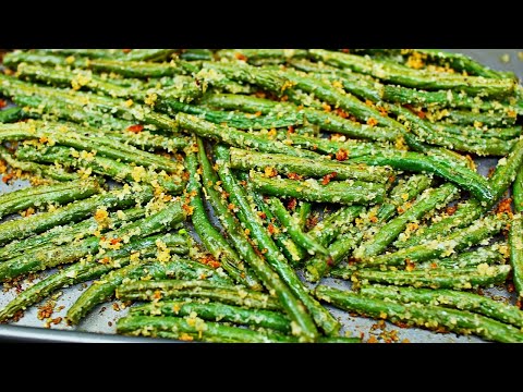 Garlic Parmesan Roasted Green Beans Recipe