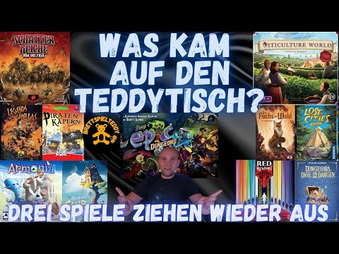 Was kam auf den Teddytisch - Gespielte Spiele und meine Meinung - Brettspiel Teddy - Board Games