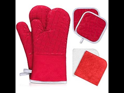 Neural  Designer Multicoloured Oven Mitt And Pot Holder 2929