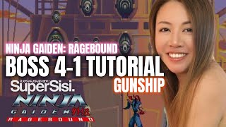 NINJA GAIDEN: RAGEBOUND | BOSS FIGHT 4-1 TUTORIAL | GUNSHIP