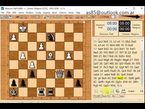 Carlsen Magnus and akesson ralf 2005 10 09 == a319