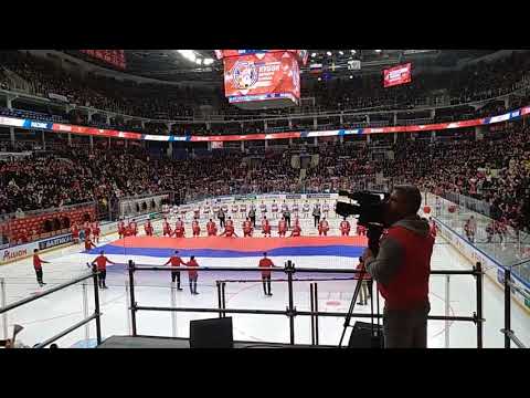 Russian anthem.🇷🇺 Russia vs Czech Republic. Channel One Cup