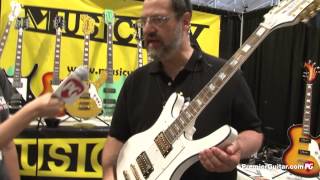 Video thumbnail for Summer NAMM '13 - Musicvox Space Cadet 12-String Bass, Spaceranger Guitars and Basses, and more! by Premier Guitar