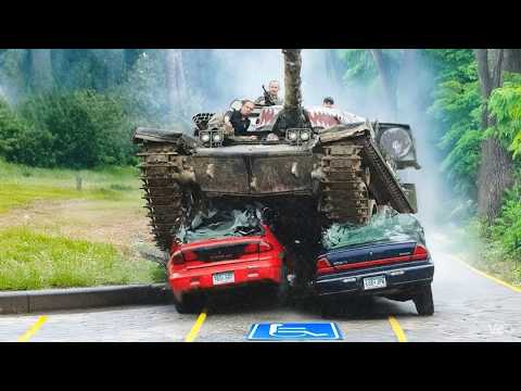 Die besten Racheakte wegen Falschparkens, die auf Video festgehalten wurden | Idioten im Auto #1