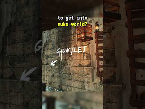 How to SKIP the Gauntlet! #fallout4 #shorts #nukaworld