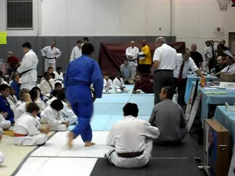 Liam's Medal Award at the 2009 Eastern Open Judo Tournament
