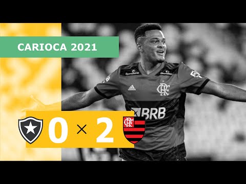 Botafogo 0 x 2 Flamengo - Gols - 24/03 - Campeonato Carioca 2021