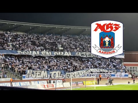 AGF-fans synger 'Malaga' ♪ | Aarhus 2024.04.11