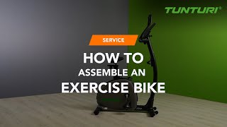HOW TO | Assemble an Exercise Bike | Tunturi New Fitness