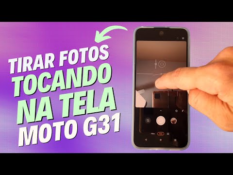 HOW TO TAKE PHOTOS BY TOUCHING ANYWHERE ON THE MOTOROLA MOTO G31 CELL PHONE SCREEN