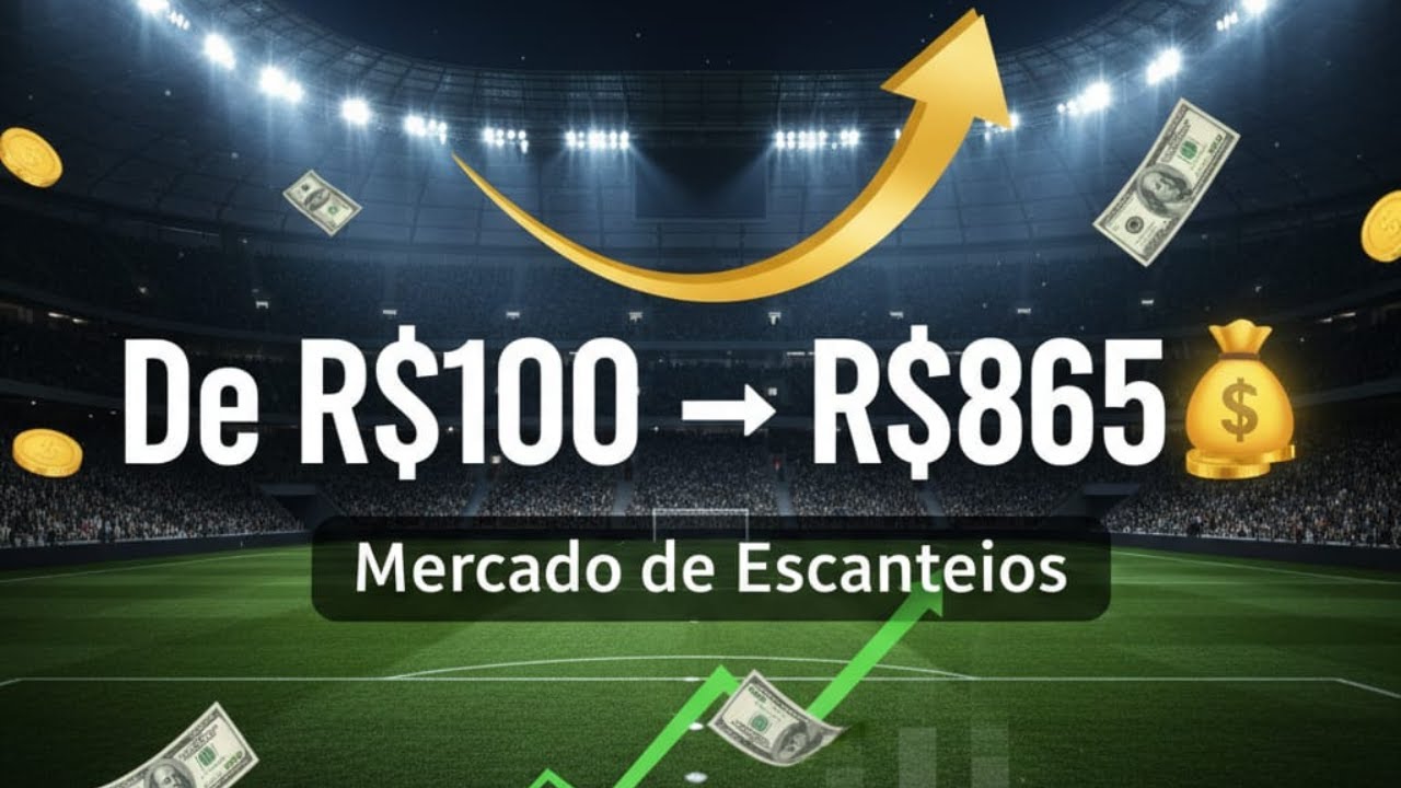⚡ COMECEI COM R$100 E SAI COM R$865!VEJA COMO FIZ ISSO! #ApostasEsportivas #Alavancagem #escanteios