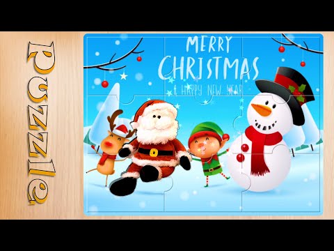 Christmas Puzzle for Kids | Game for Toddlers | Cute Little Games - YouTube