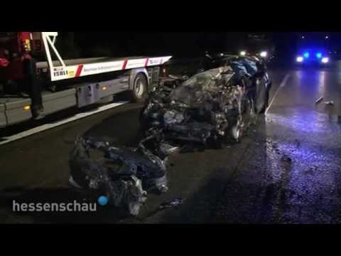 Schwerer Unfall auf A7 bei Kassel