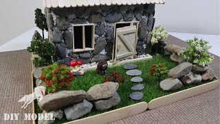 How to build a stone house |  DIY Model
