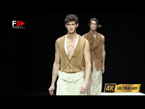 EMPORIO ARMANI Menswear Spring 2025 Milan - 4K Full Show