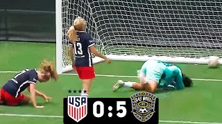 Download lagu ex USA Women vs Teenage Boys (Say Word FC) 0-5 - All Goals & Highlights 2023 mp3