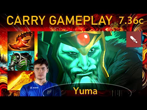 ⭐ 7.36c Yuma Wraith King |KDA - 28 KP - 66%| Carry Gameplay - Dota 2 Top MMR