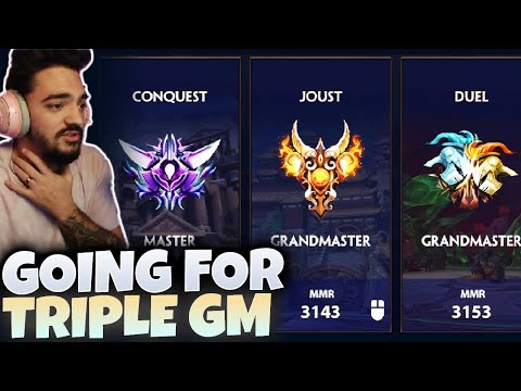 TRYING TO GET TRIPLE GM! - Smite