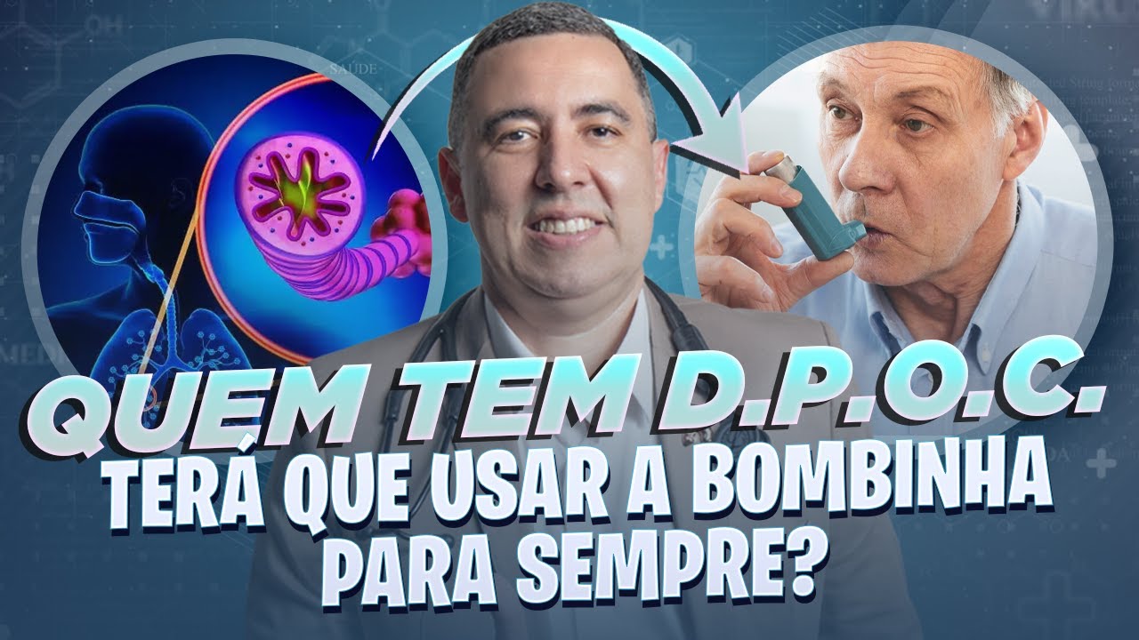 Quem tem DPOC (doença pulmonar obstrutiva crônica) deve usar BOMBINHA para SEMPRE? Pneumo responde