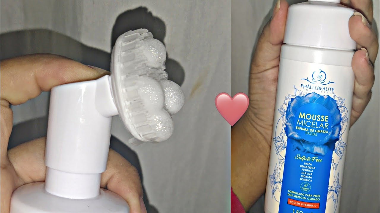 Mousse Micelar (Espuma de Limpeza Facial) Phállebeauty | Débora Rodrigues