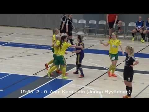 Naisten futsal-liiga 2016-2017 / Ilves FS vs. MuSaFutsal maalikooste 29.1.2017