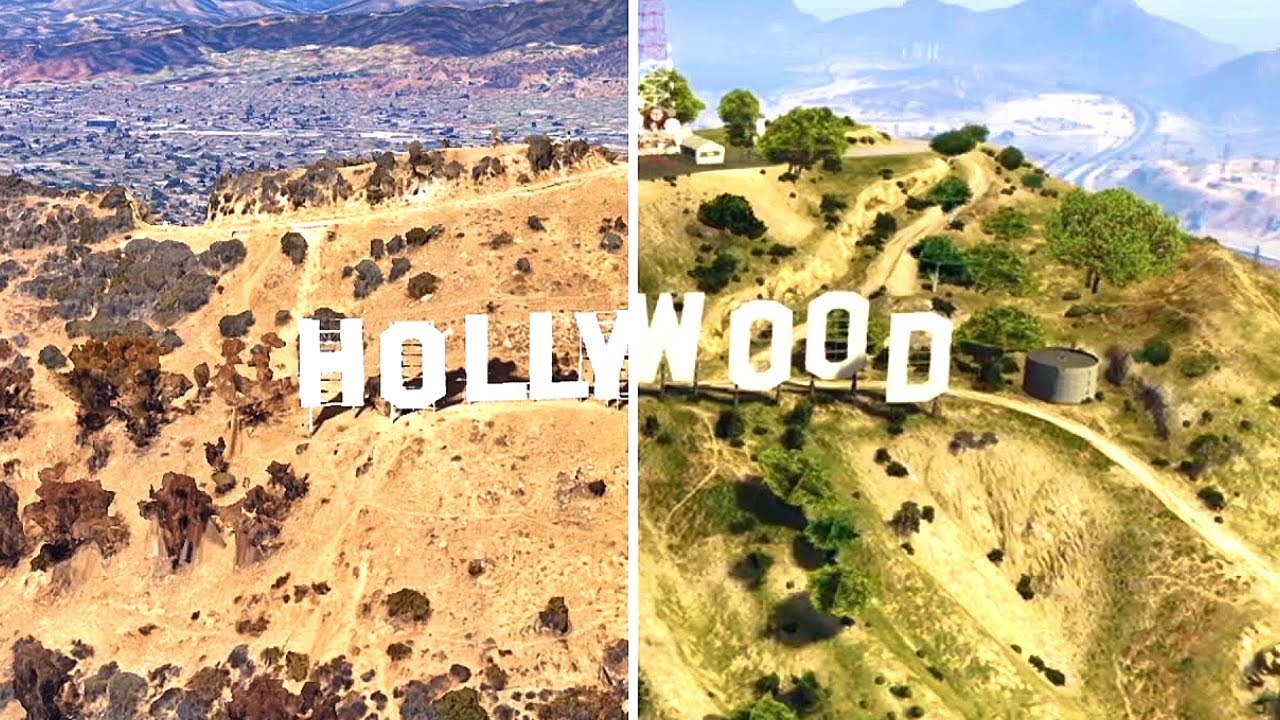 GTA V vs Google Earth