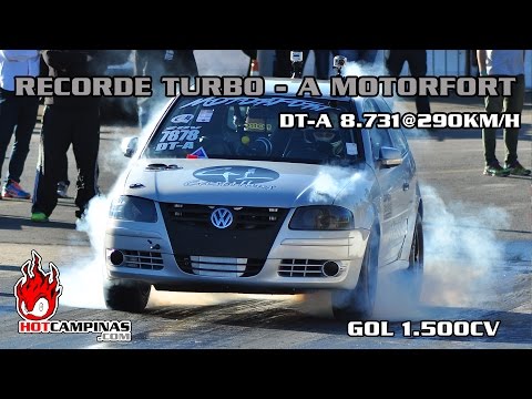 GOL 1.500CV bate Recorde Turbo-A no Velopark (sem nitrometano)