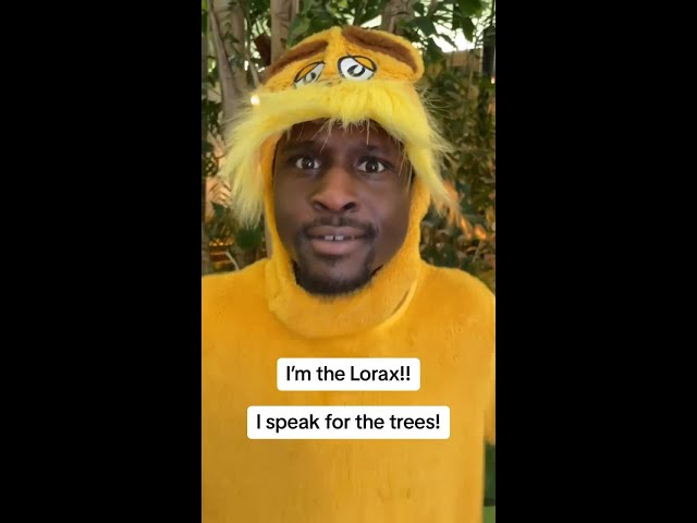 Vídeo relacionado con Genérico Disfraz de Lorax y Slenderman para Adultos Traje Unisex Naranja de Cuerpo Entero Carnaval y Navidad traje de pantalla verde, traje naranja, mono para Halloween, carnaval, cosplay