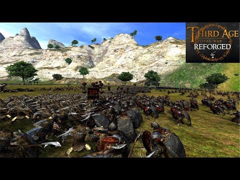 UMBAR MARCHES ON THE MISTY MOUNTAINS (Mountain Battle) - Third Age: Total War (Reforged)