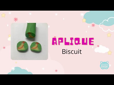 Rolinho para Aplique de Biscuit. Por Ceusa Girardi