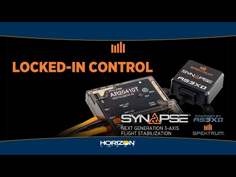 Spektrum AR20410T 20-Channel PowerSafe Receiver with Synapse AS3X+ and SAFE Stabilization Module