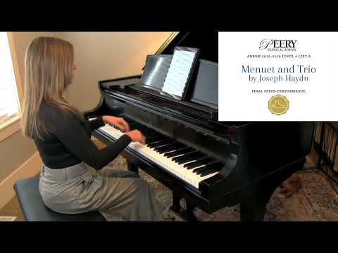 Menuet and Trio by Joseph Haydn (ABRSM Grade 4 List A 2025-2026)