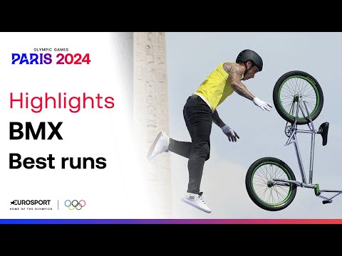 JO PARIS 2024 - Les trois plus beaux runs de BMX Freestyle