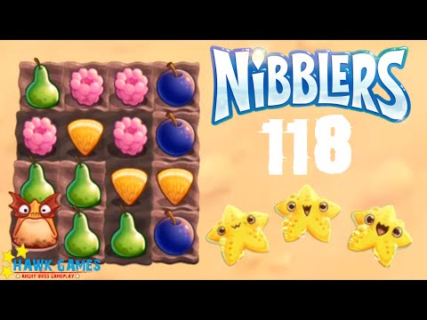 Nibblers - 3 Stars Walkthrough Level 118