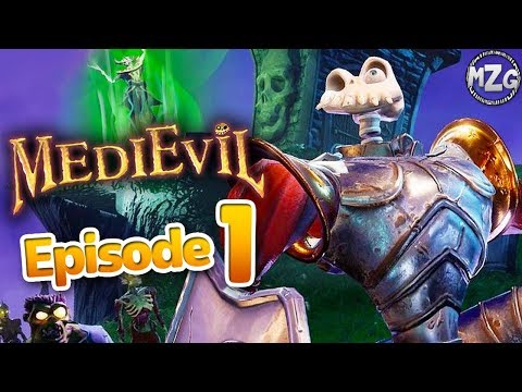 Medievil PS4 Gameplay Walkthrough Part 1 - Sir Daniel Fortesque! Dan's Crypt & The Graveyard!