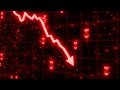 Stock Market Crash Of Red Arrow Graph Going Down Into Recession 4K 60fps Wallpaper Background