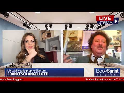Francesco Angellotti presenta in diretta il suo libro "Mi voglio proprio divertire"