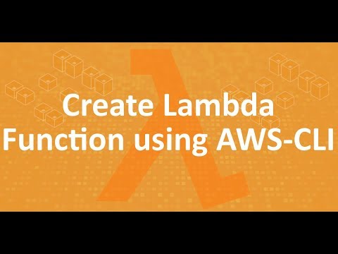 Part 11 Create Aws Lambda Function Using Aws Cli
