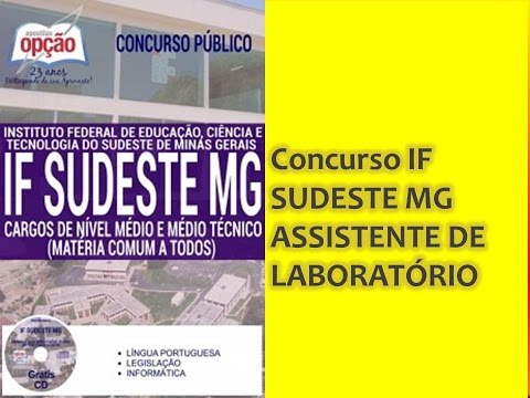 Apostila Concurso IF Sudeste MG-ASSISTENTE DE LABORATÓRIO