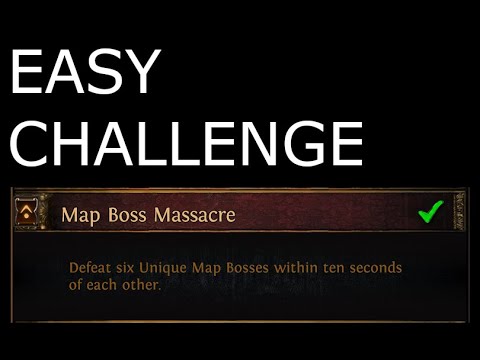[3.16 Scourge] Easy Challenge | Map Boss Masacre
