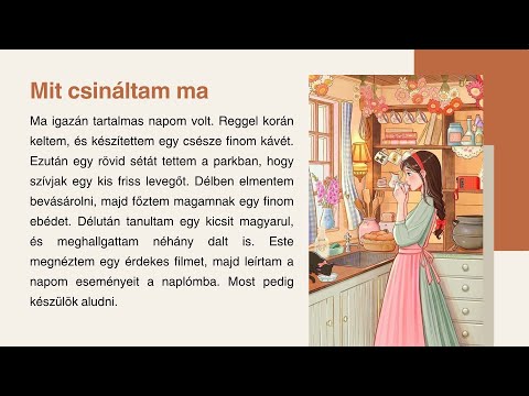 Hungarian Reading Practice for Beginners | What I Did Today