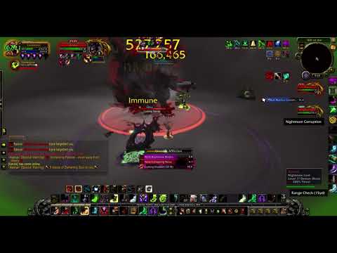 Affliction Warlock Takes Home World First Solo Xavius Kill