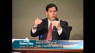 preview picture of video '10/21/2014 - Federal Way City Council – Regular Meeting'