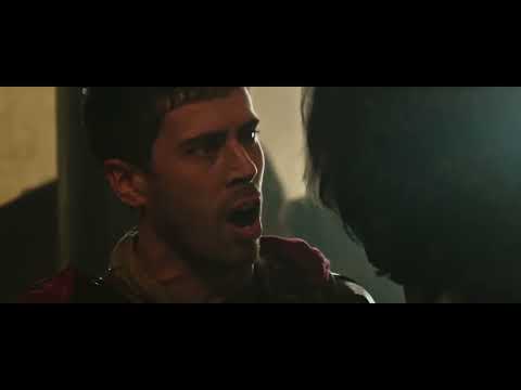 Official 2016 Ben-Hur trailer frame: Judah in the chariot arena