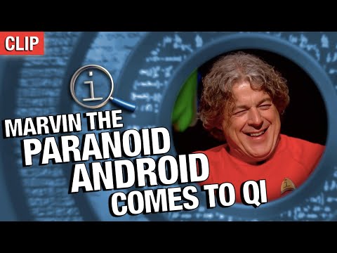 Marvin the Paranoid Android Comes to QI | QI